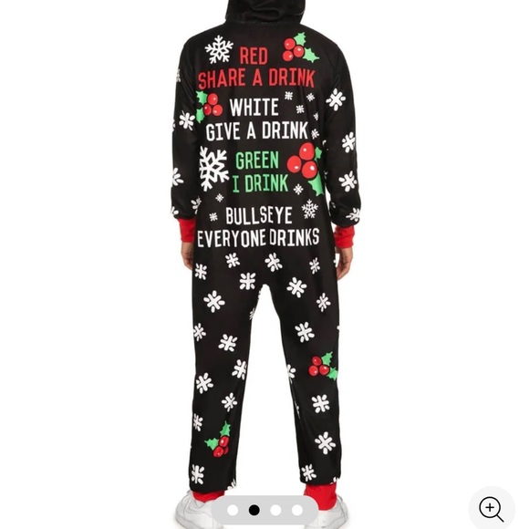 Tipsy Elves Men’s Drinking Game Jumpsuit - Picture 2 of 7
